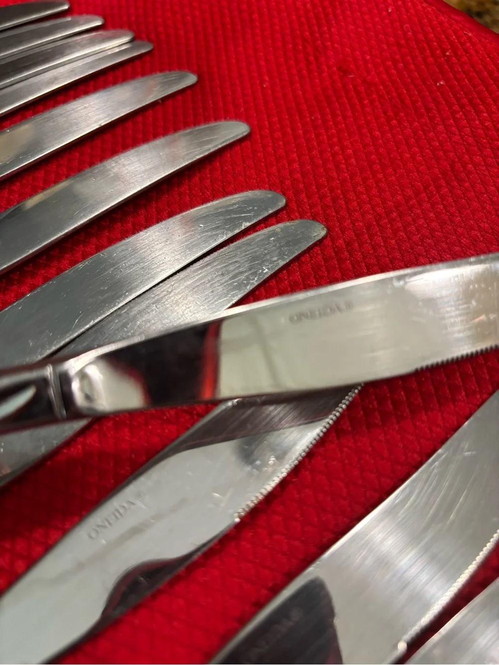 Make offer! Oneida Flight Stainless Steel Knife Set of 16